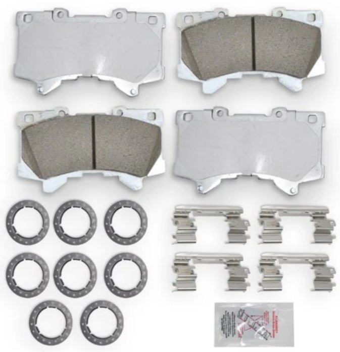 NRS Brakes NS2442 - Premium Galvanized Disc Brake Pad Set