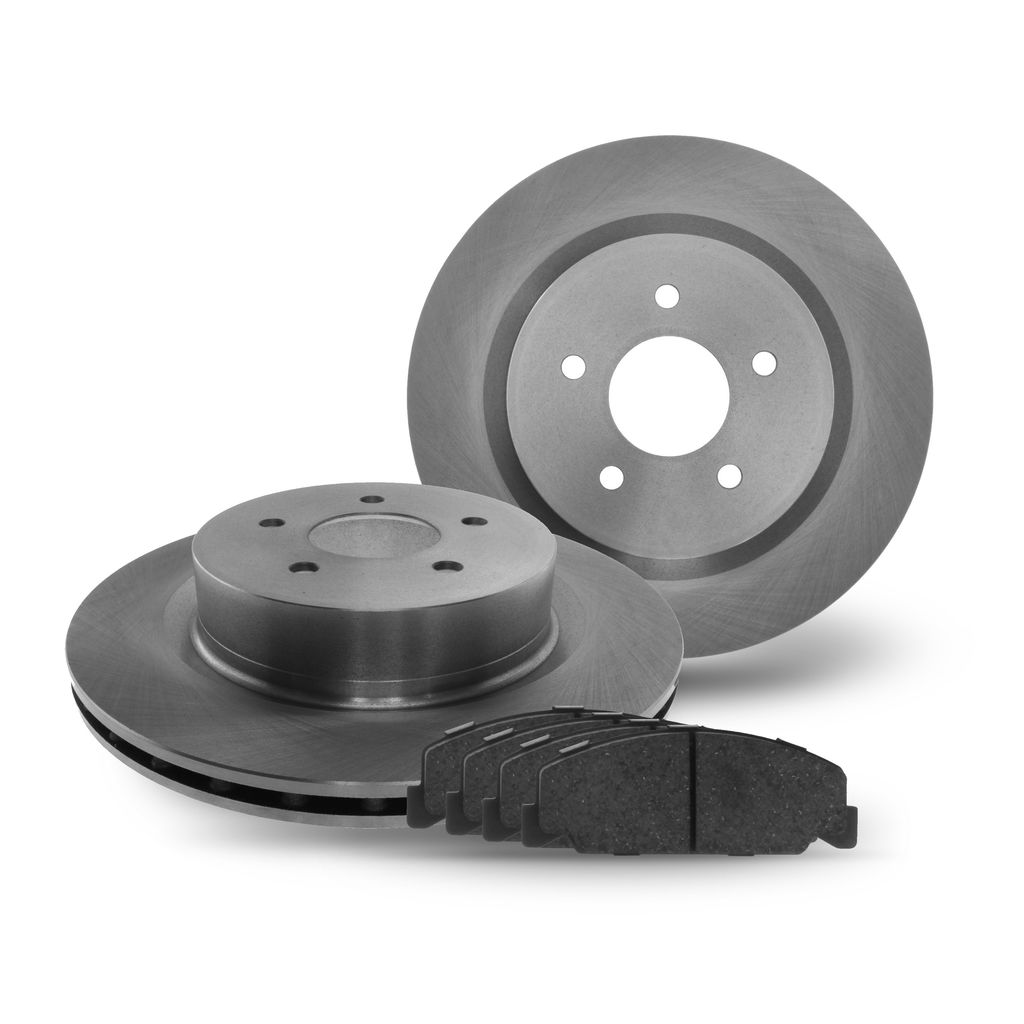 APP 21-10191 - Premium Brake Kit - Replacement Brake Rotors with Ceramic Pads