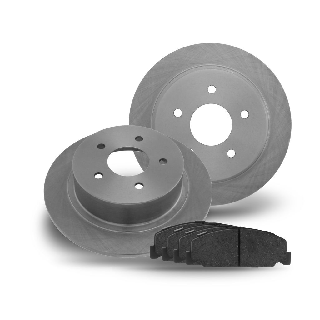 APP 21-10448 - Premium Brake Kit - Replacement Brake Rotors with Ceramic Pads