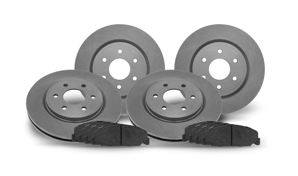 APP 21-13484 - Premium Brake Kit - Replacement Brake Rotors with Ceramic Pads