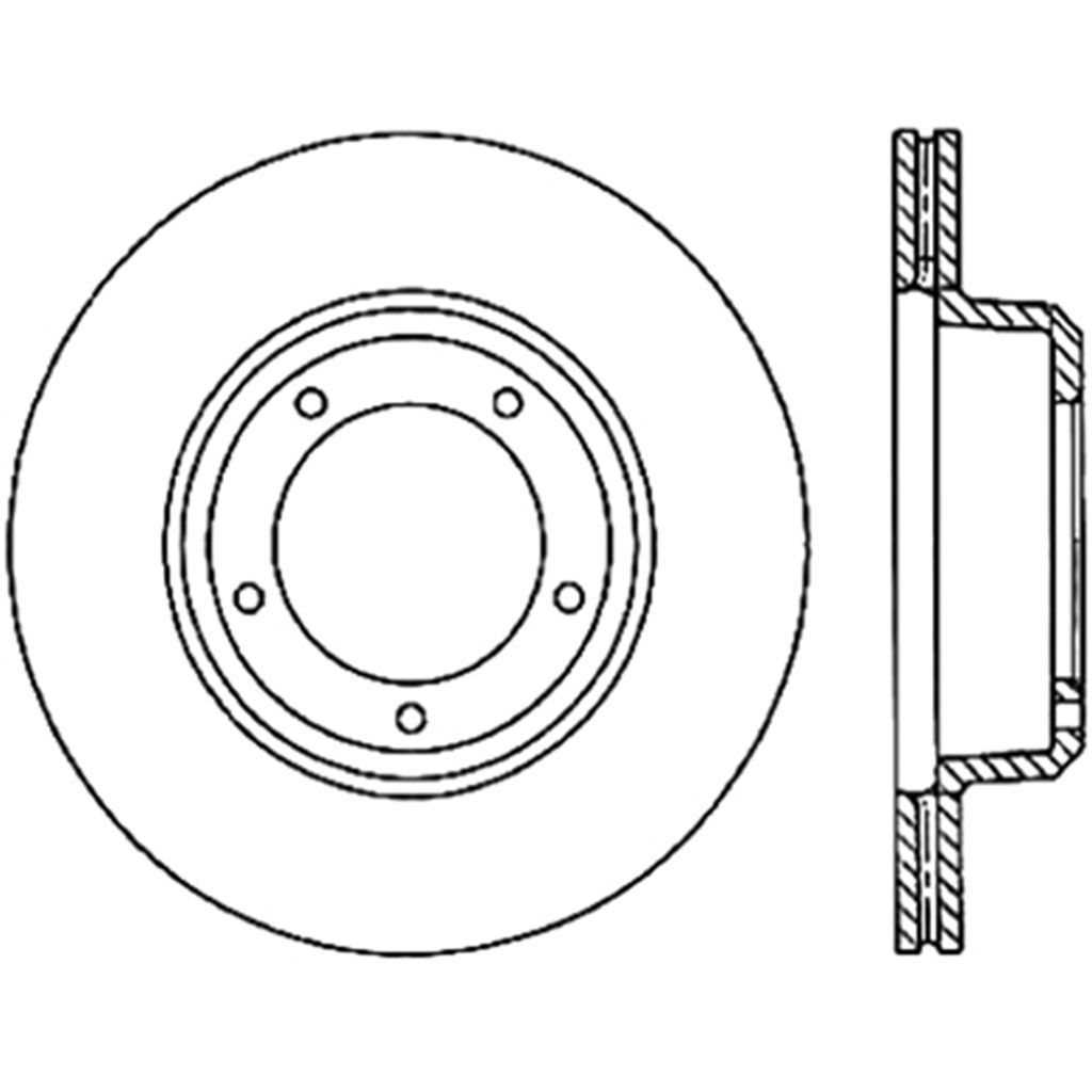 APP 126.22001FZRSL - Cryo Treated Slotted Disc Brake Rotor