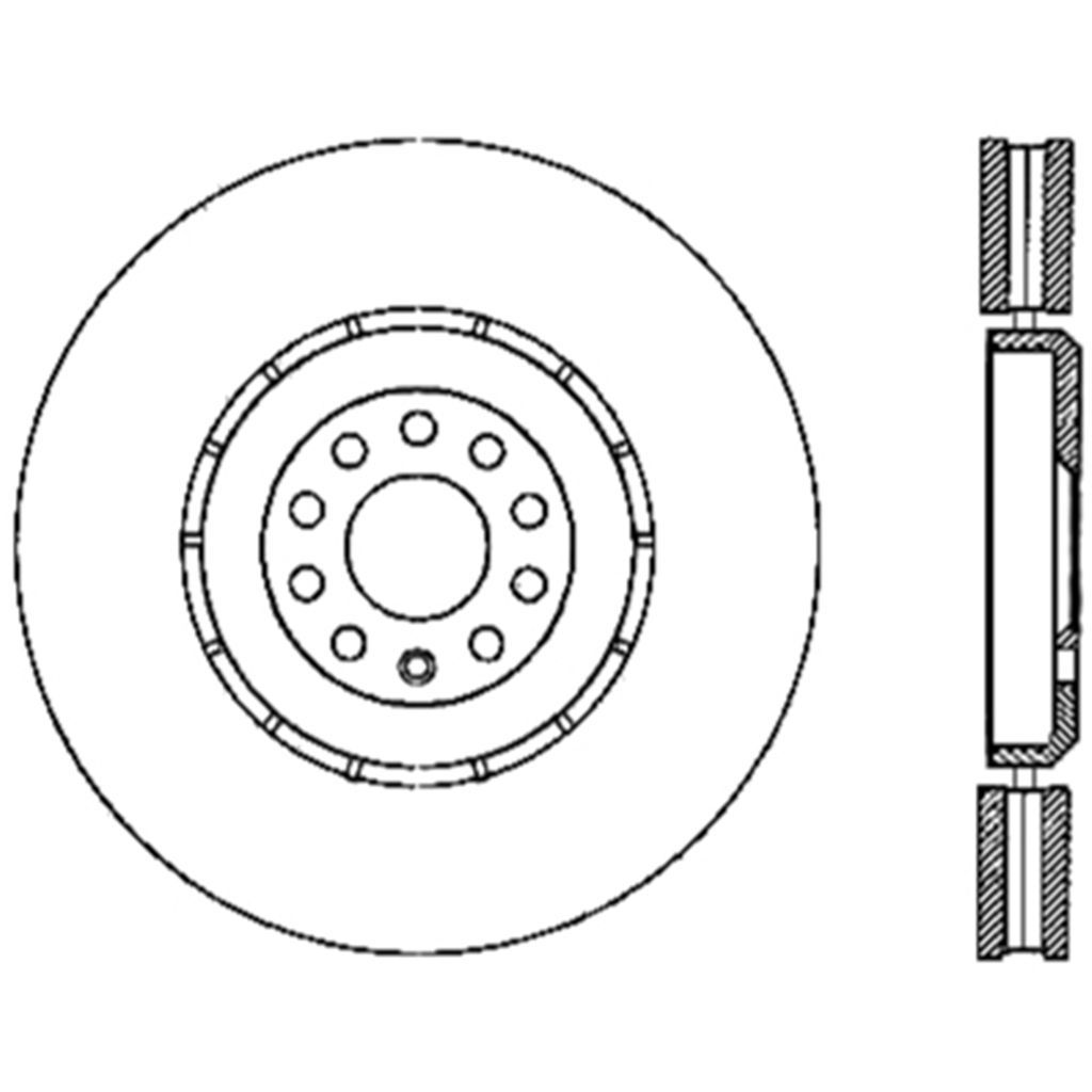 APP 126.33094FZRSL - Cryo Treated Slotted Disc Brake Rotor