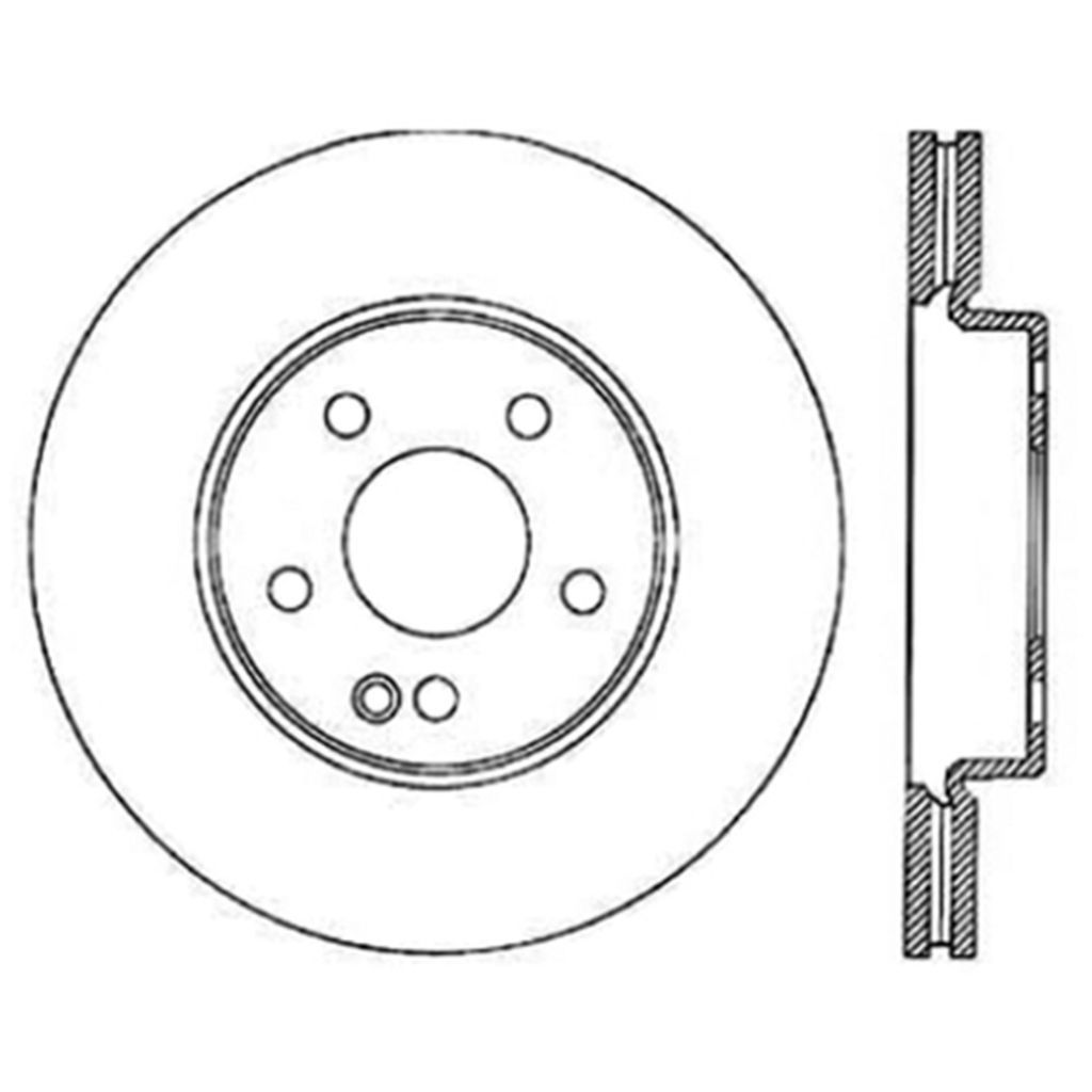APP 126.35046FZRSR - Cryo Treated Slotted Disc Brake Rotor