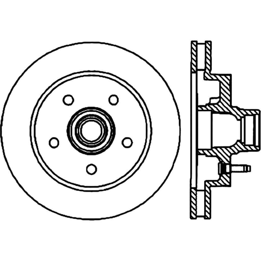 APP 126.66011FZRSR - Cryo Treated Slotted Disc Brake Rotor
