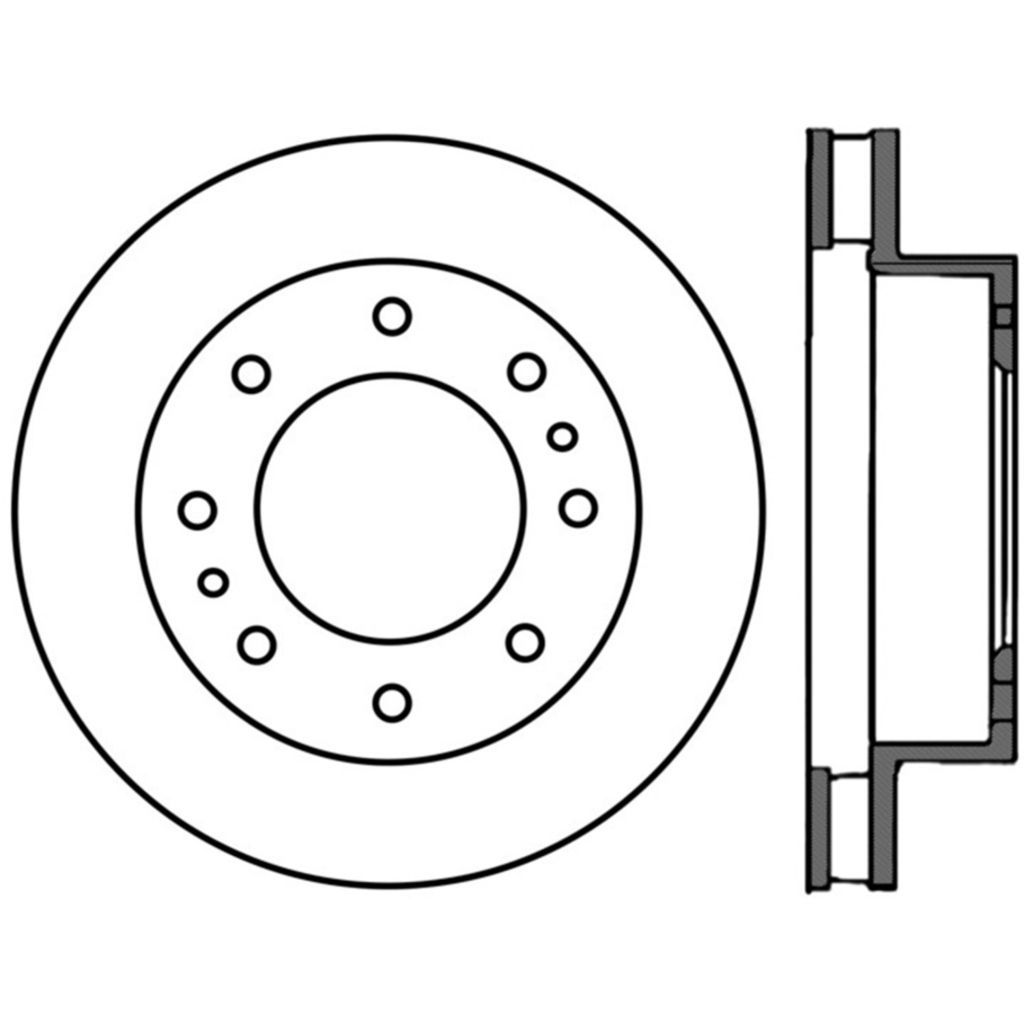APP 126.66042FZRSL - Cryo Treated Slotted Disc Brake Rotor