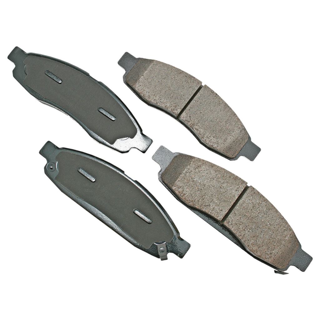 Akebono ACT1015 - ProACT Ultra Premium Ceramic Disc Brake Pad Set, 2-Wheel Set