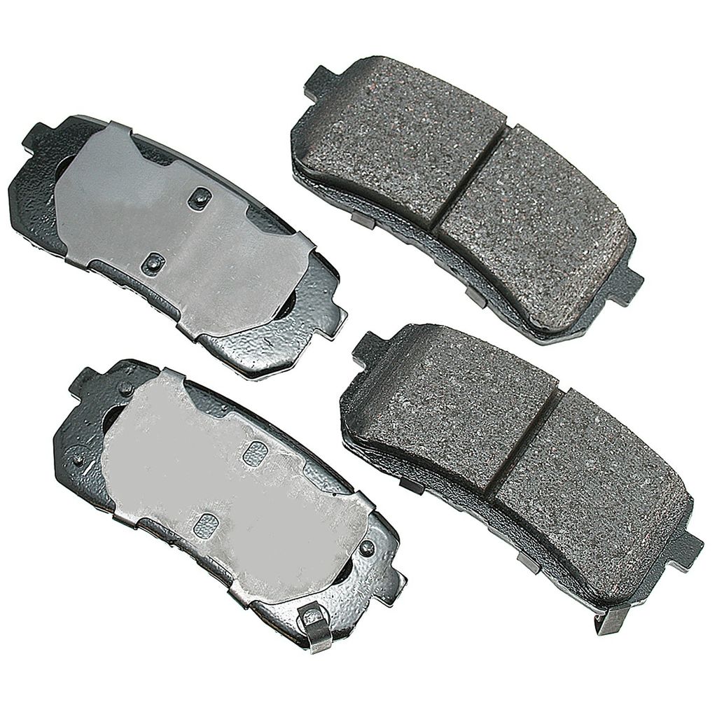 Akebono ACT1302 - ProACT Ultra Premium Ceramic Disc Brake Pad Set, 2-Wheel Set