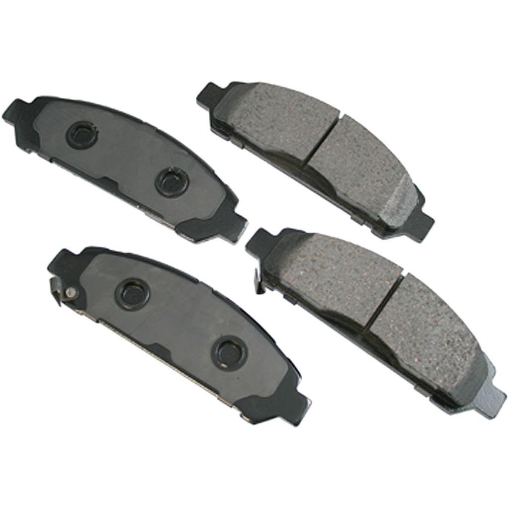 Akebono ACT1401 - ProACT Ultra Premium Ceramic Disc Brake Pad Set, 2-Wheel Set