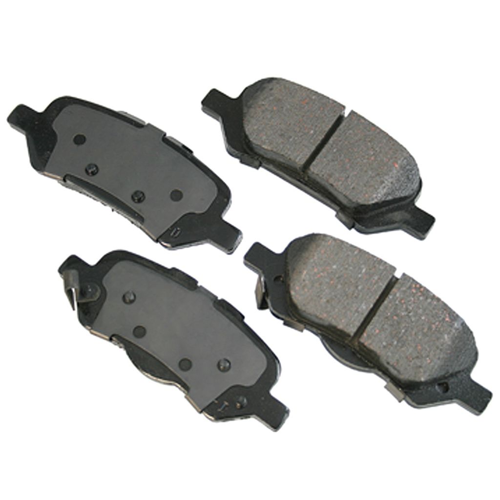 Akebono ACT1402 - ProACT Ultra Premium Ceramic Disc Brake Pad Set, 2-Wheel Set
