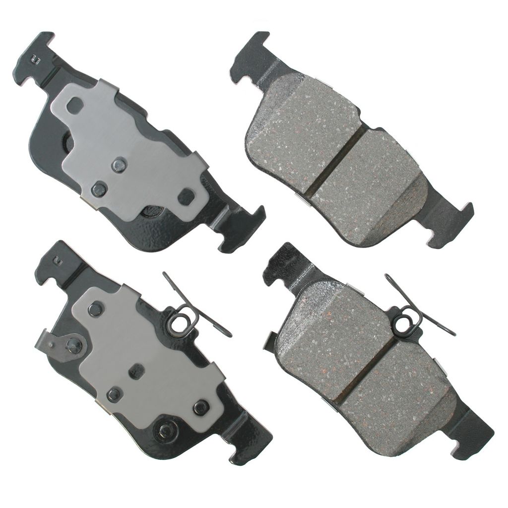 Akebono ACT1665 - ProACT Ultra Premium Ceramic Disc Brake Pad Set, 2-Wheel Set