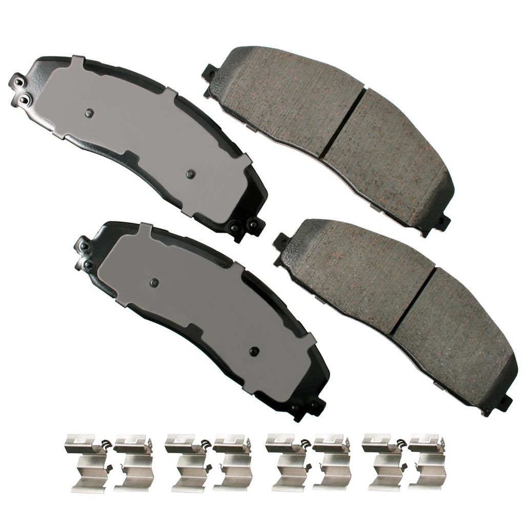 Akebono ACT1680 - ProACT Ultra Premium Ceramic Disc Brake Pad Set, 2-Wheel Set