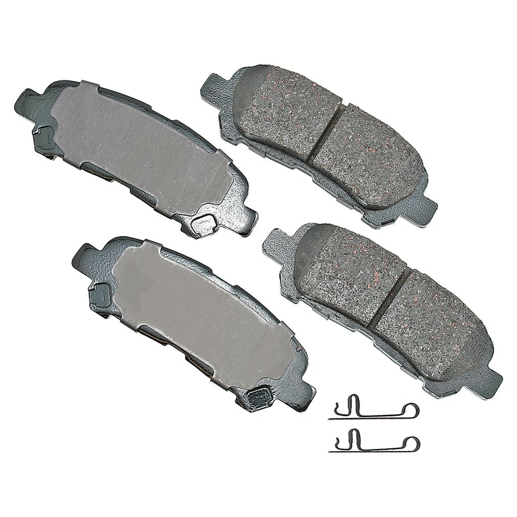 Akebono ACT325 - ProACT Ultra Premium Ceramic Disc Brake Pad Set, 2-Wheel Set