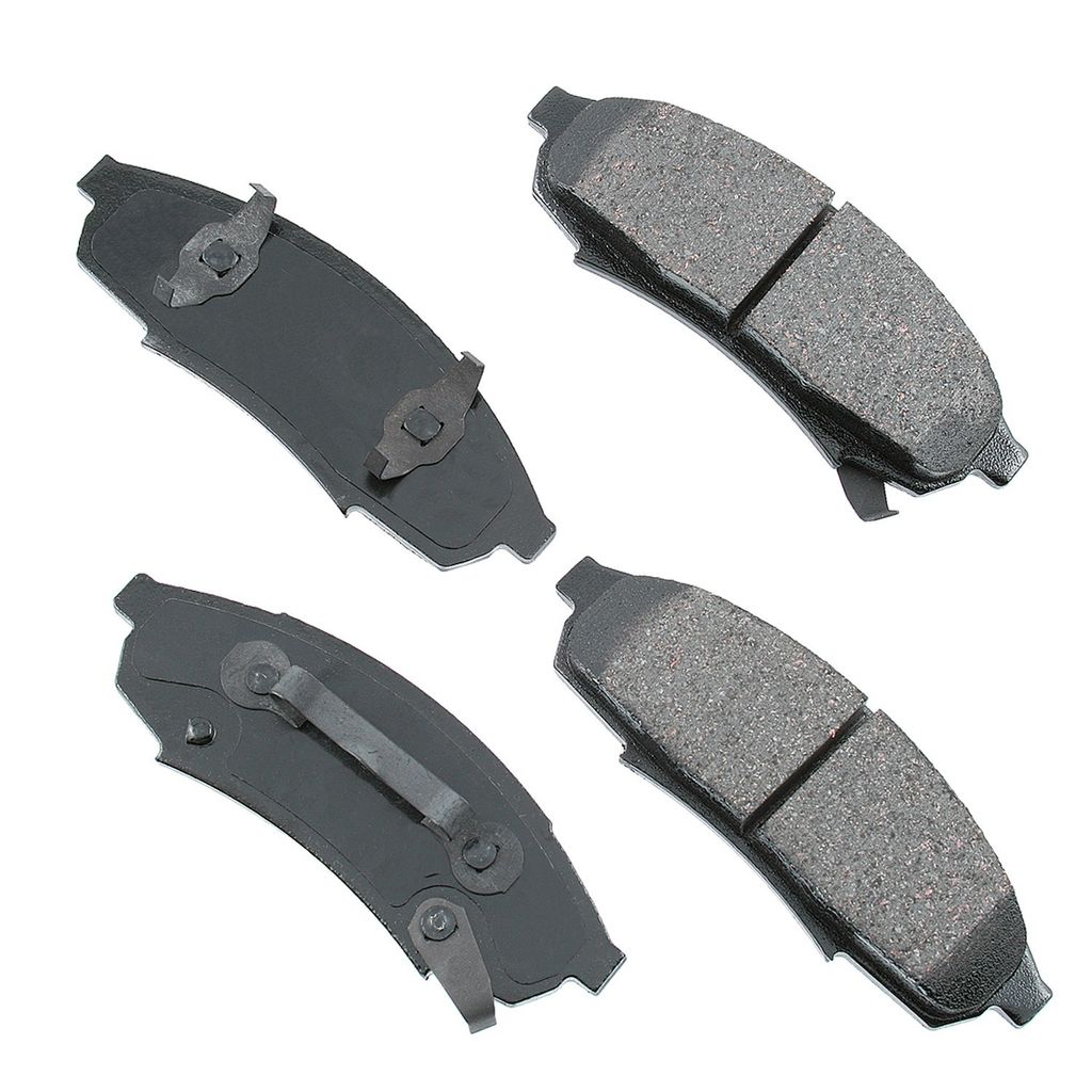 Akebono ACT376 - ProACT Ultra Premium Ceramic Disc Brake Pad Set, 2-Wheel Set