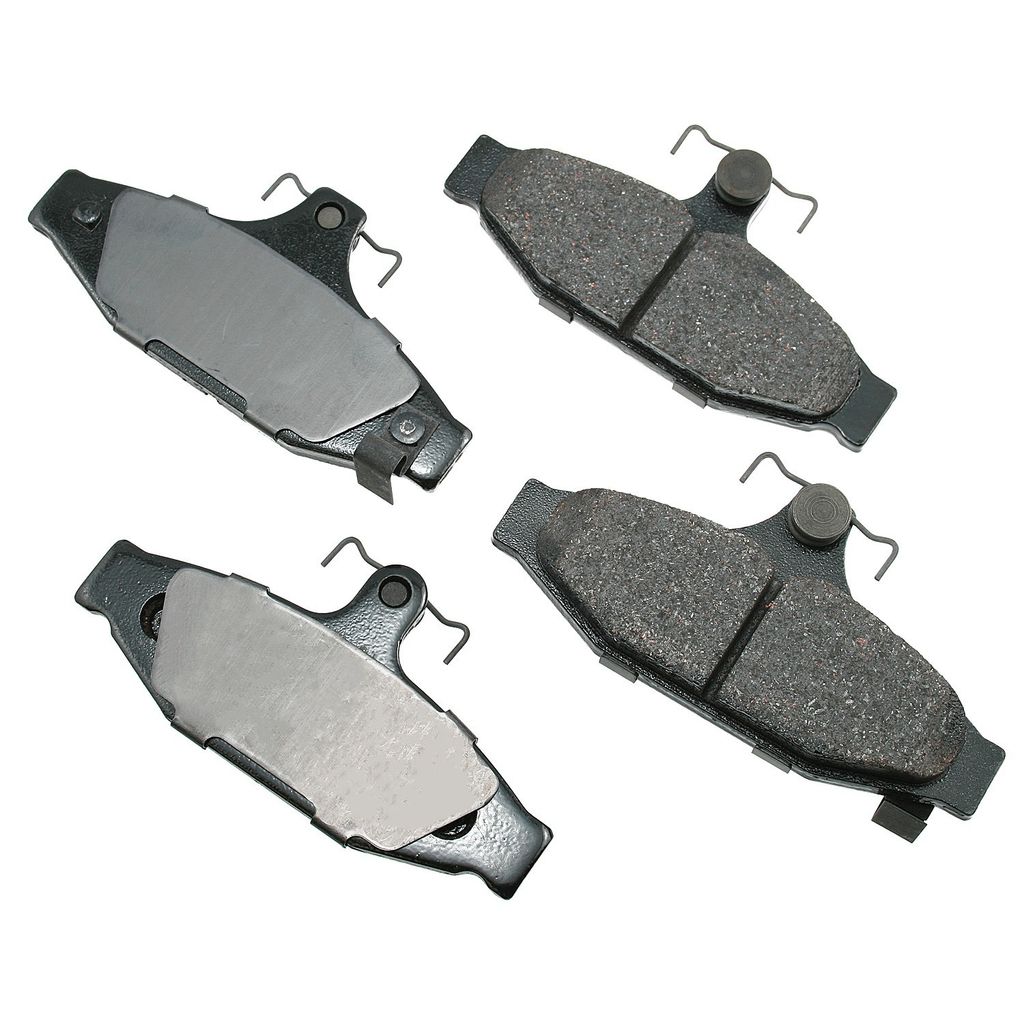 Akebono ACT413 - ProACT Ultra Premium Ceramic Disc Brake Pad Set, 2-Wheel Set