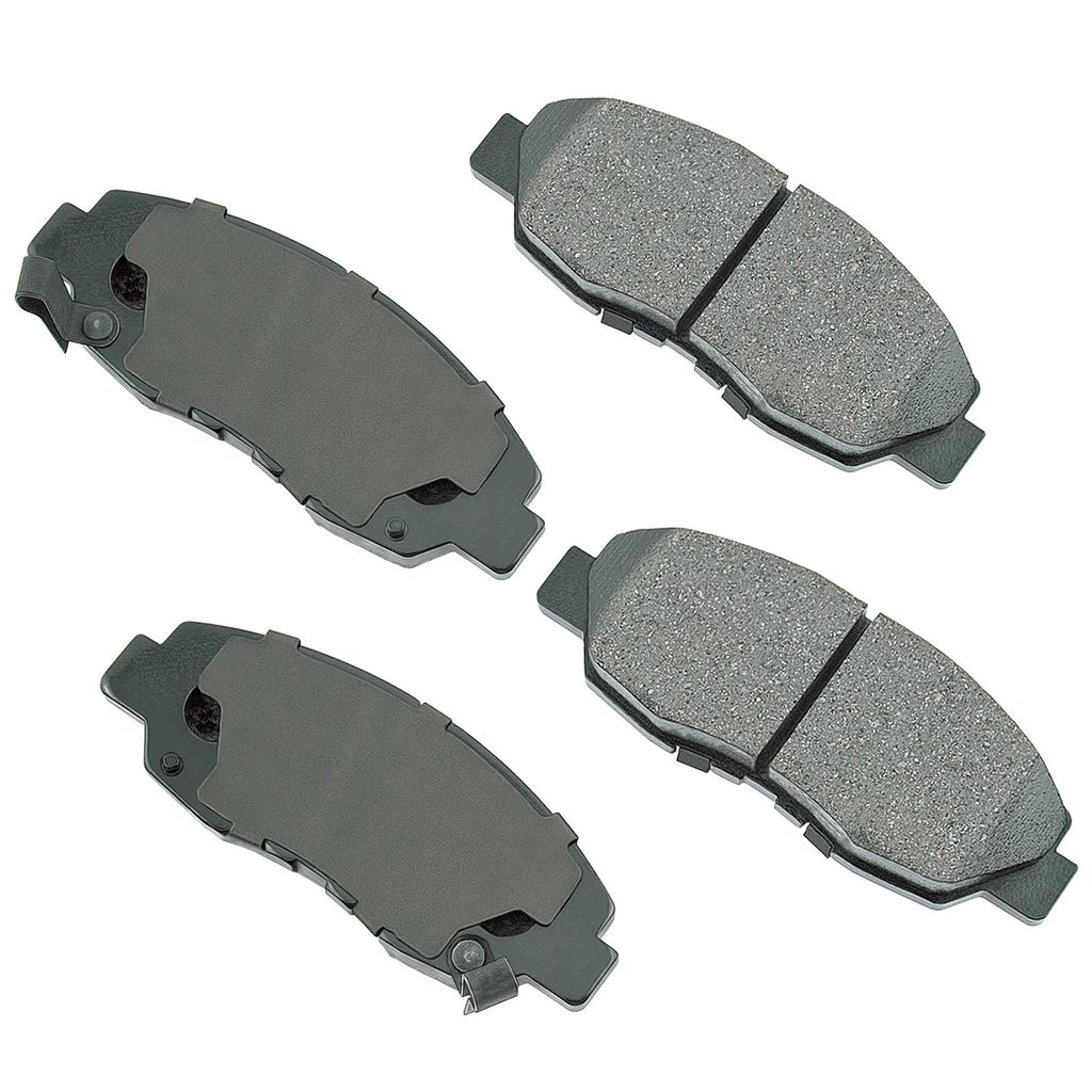 Akebono ACT465 - ProACT Ultra Premium Ceramic Disc Brake Pad Set, 2-Wheel Set
