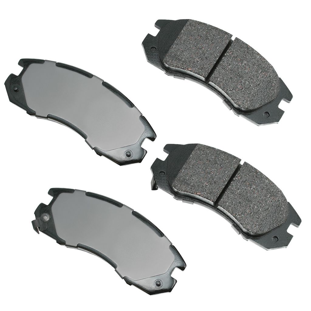 Akebono ACT470 - ProACT Ultra Premium Ceramic Disc Brake Pad Set, 2-Wheel Set