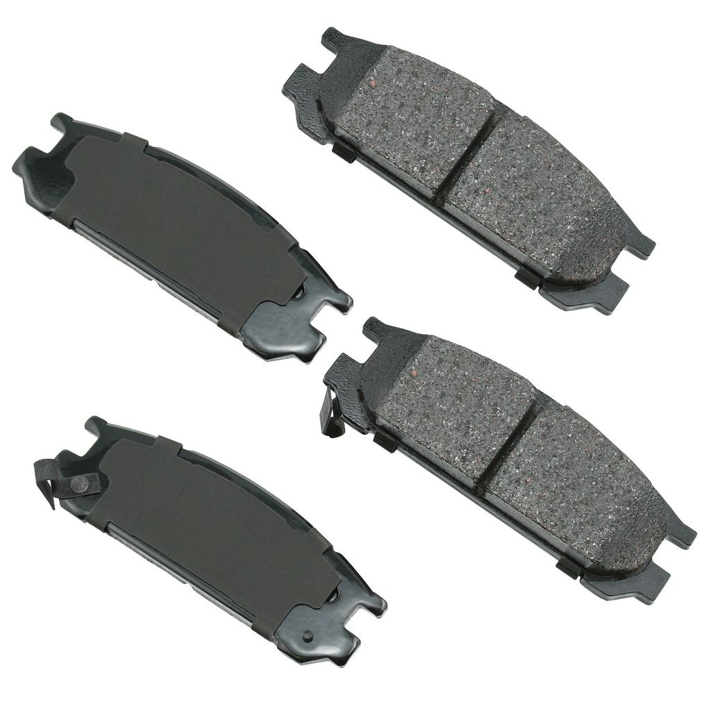 Akebono ACT471 - ProACT Ultra Premium Ceramic Disc Brake Pad Set, 2-Wheel Set