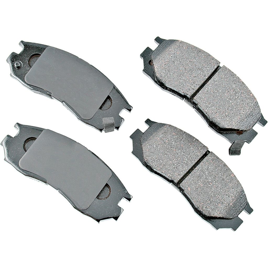 Akebono ACT484 - ProACT Ultra Premium Ceramic Disc Brake Pad Set, 2-Wheel Set