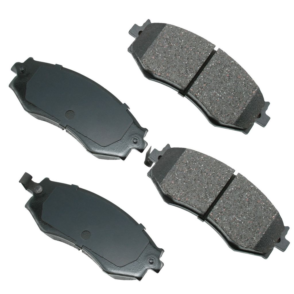 Akebono ACT485 - ProACT Ultra Premium Ceramic Disc Brake Pad Set, 2-Wheel Set