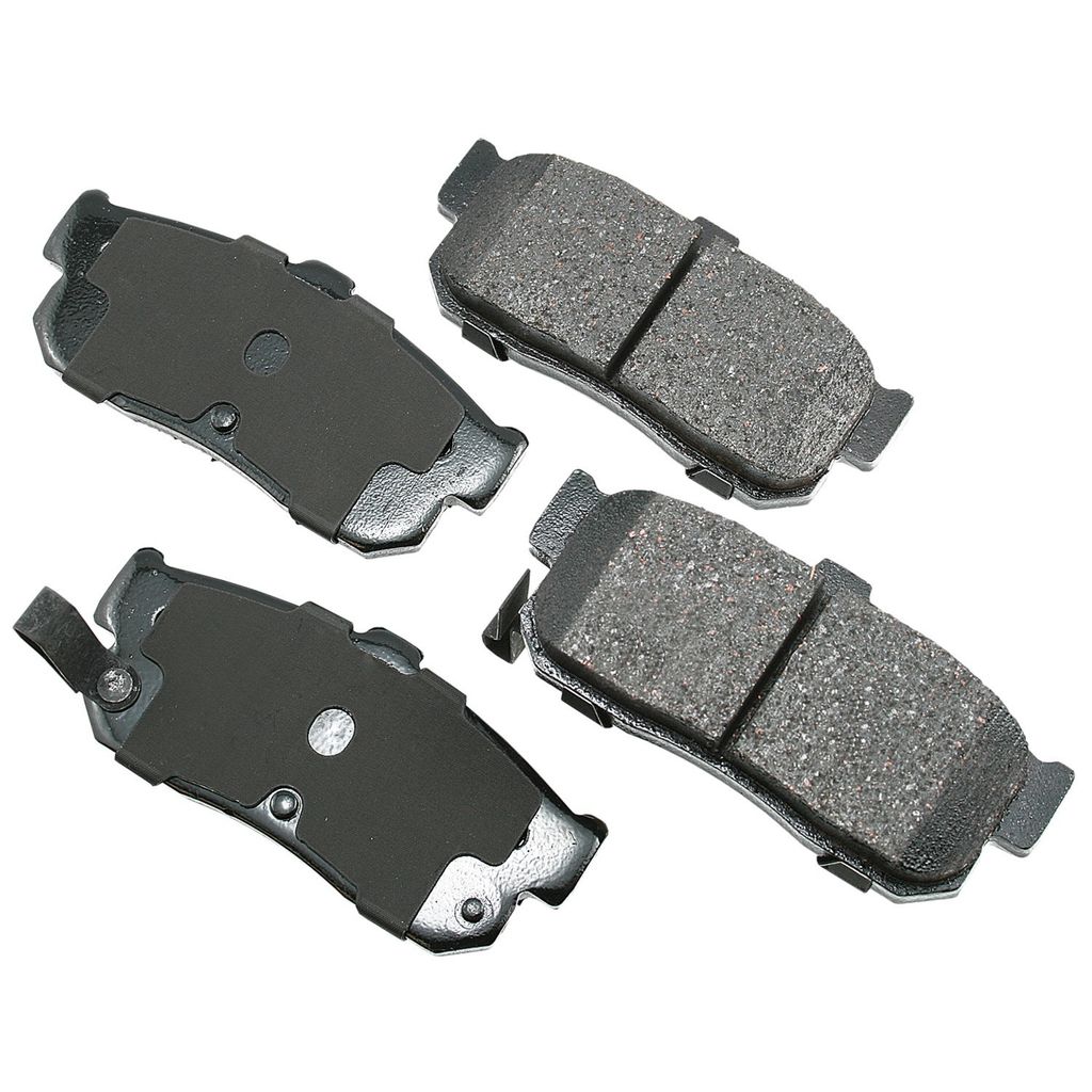 Akebono ACT540 - ProACT Ultra Premium Ceramic Disc Brake Pad Set, 2-Wheel Set