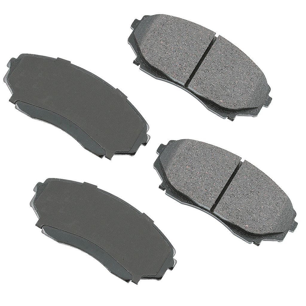Akebono ACT551 - ProACT Ultra Premium Ceramic Disc Brake Pad Set, 2-Wheel Set