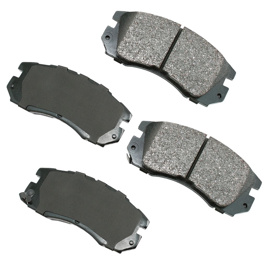 Akebono ACT563 - ProACT Ultra Premium Ceramic Disc Brake Pad Set, 2-Wheel Set