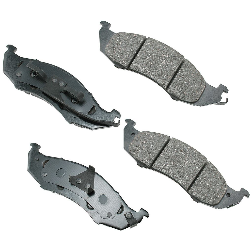 Akebono ACT576 - ProACT Ultra Premium Ceramic Disc Brake Pad Set, 2-Wheel Set