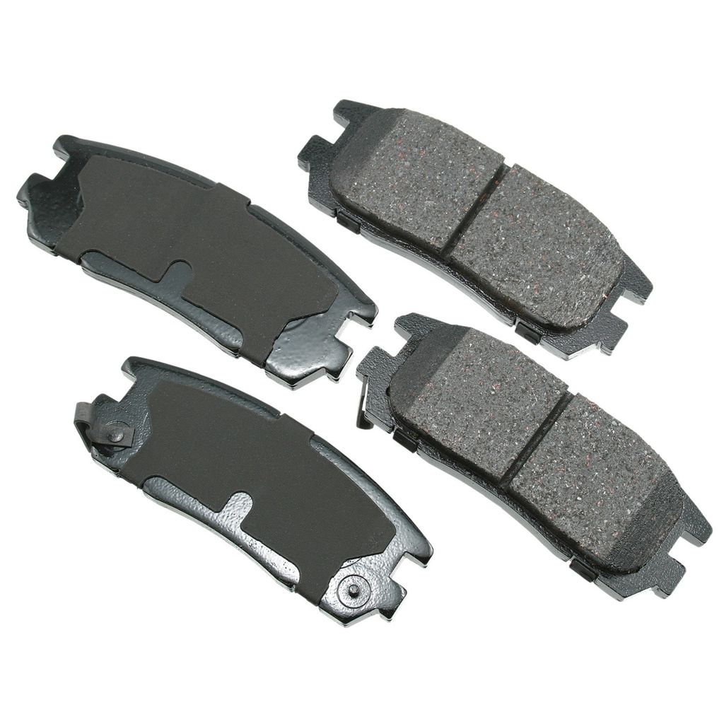 Akebono ACT580 - ProACT Ultra Premium Ceramic Disc Brake Pad Set, 2-Wheel Set