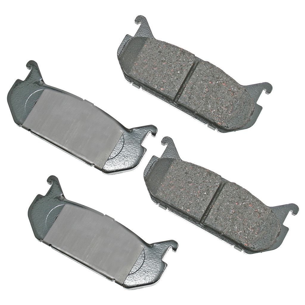 Akebono ACT584 - ProACT Ultra Premium Ceramic Disc Brake Pad Set, 2-Wheel Set