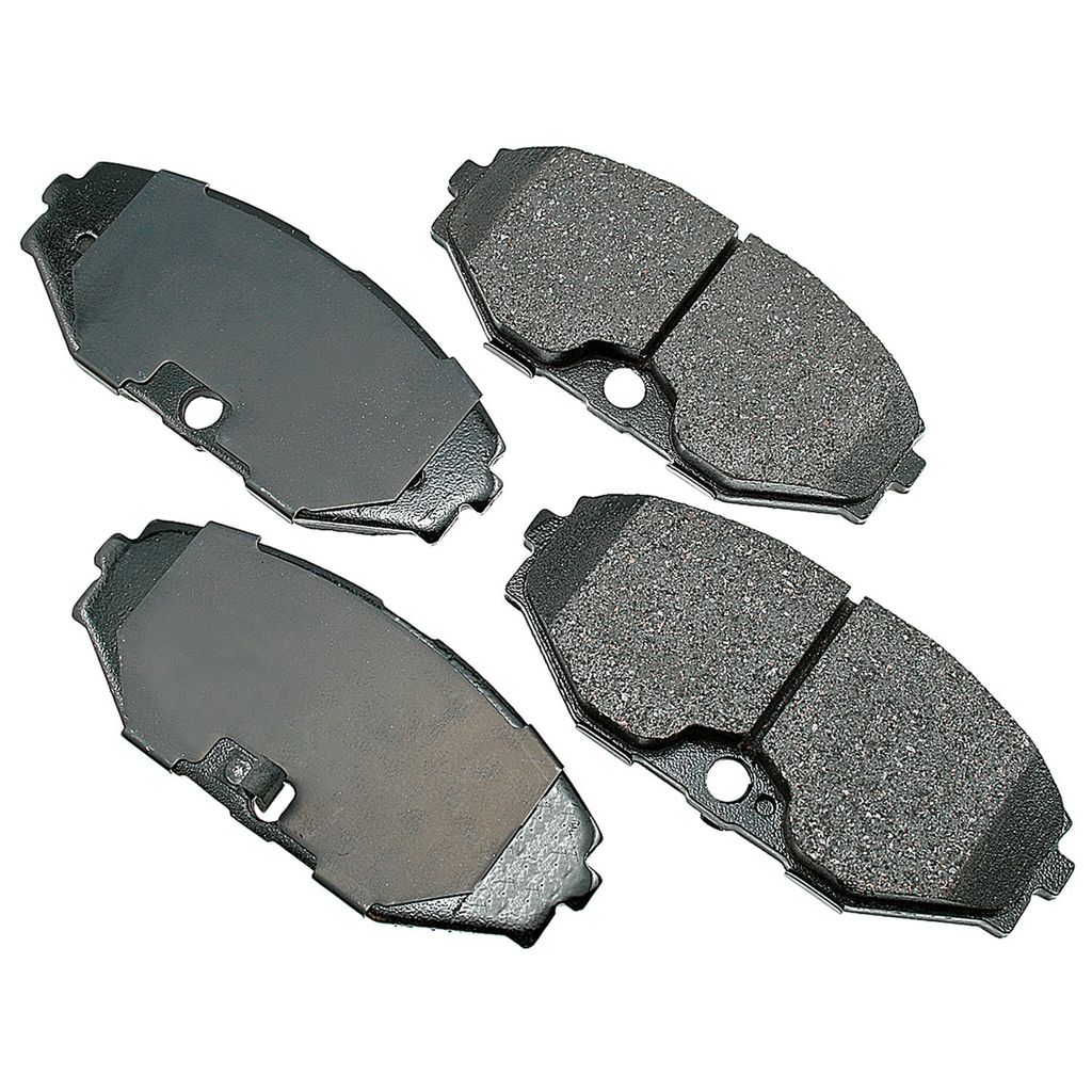 Akebono ACT587 - ProACT Ultra Premium Ceramic Disc Brake Pad Set, 2-Wheel Set