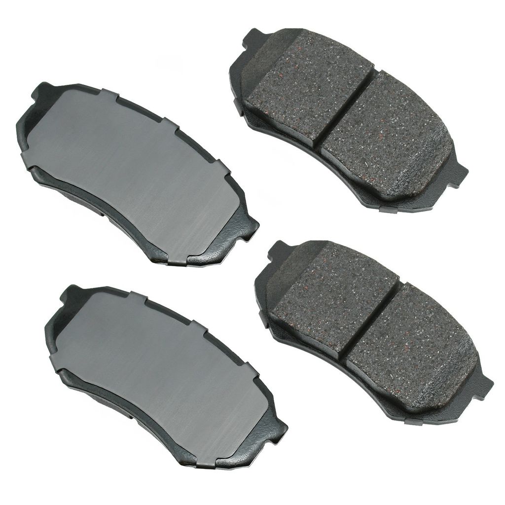 Akebono ACT589 - ProACT Ultra Premium Ceramic Disc Brake Pad Set, 2-Wheel Set
