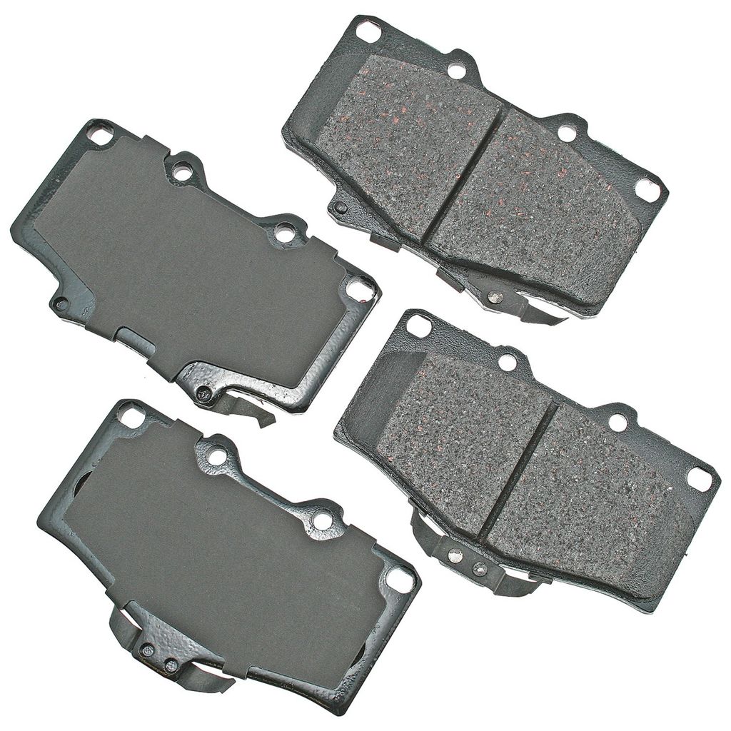 Akebono ACT611 - ProACT Ultra Premium Ceramic Disc Brake Pad Set, 2-Wheel Set