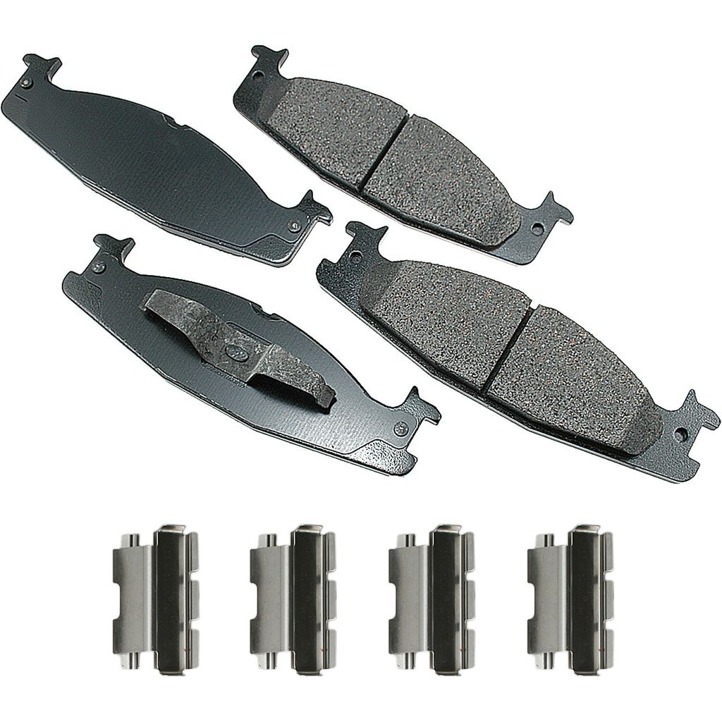 Akebono ACT632 - ProACT Ultra Premium Ceramic Disc Brake Pad Set, 2-Wheel Set