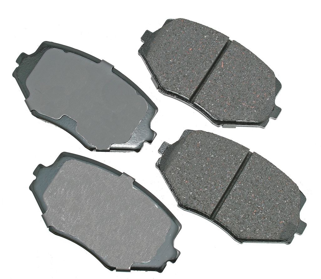 Akebono ACT635 - ProACT Ultra Premium Ceramic Disc Brake Pad Set, 2-Wheel Set