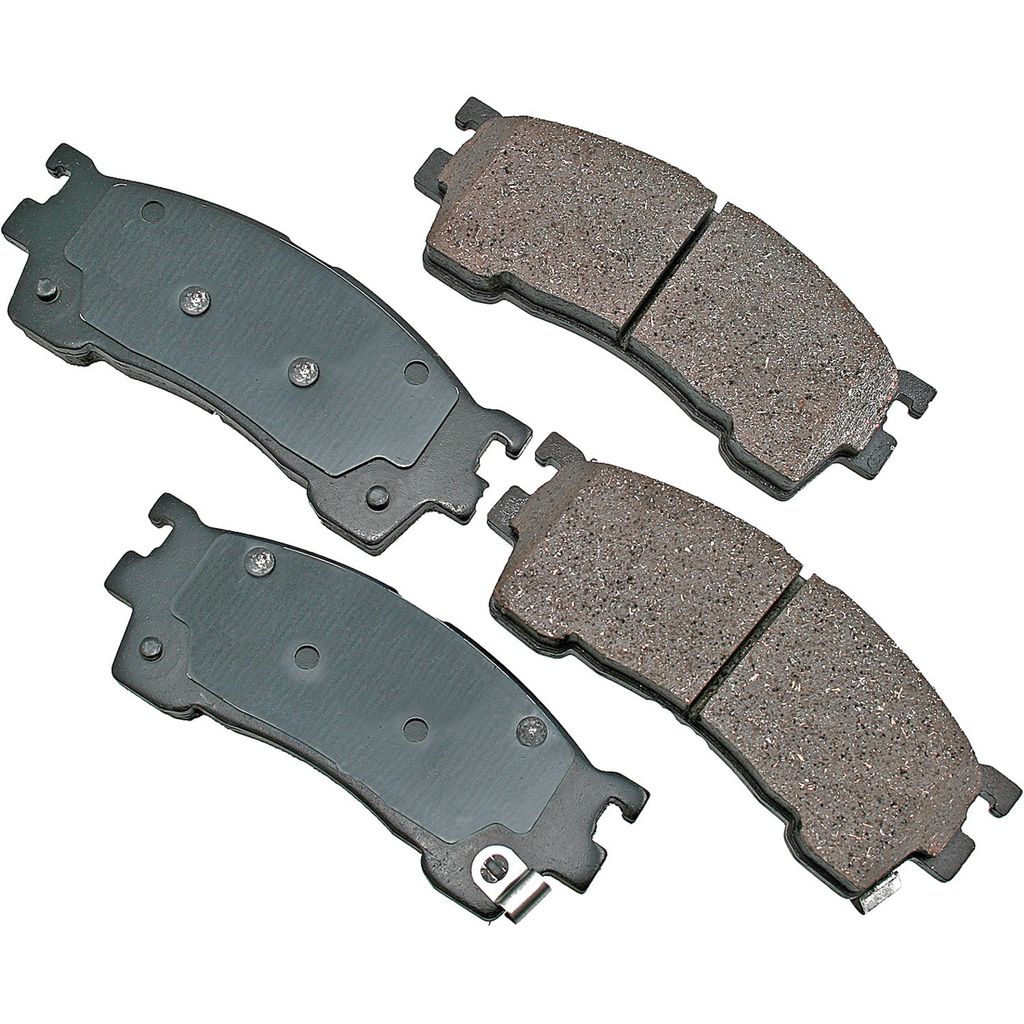 Akebono ACT637 - ProACT Ultra Premium Ceramic Disc Brake Pad Set, 2-Wheel Set