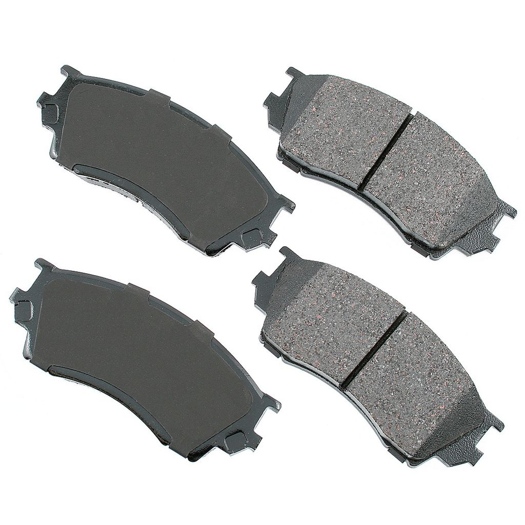 Akebono ACT643 - ProACT Ultra Premium Ceramic Disc Brake Pad Set, 2-Wheel Set