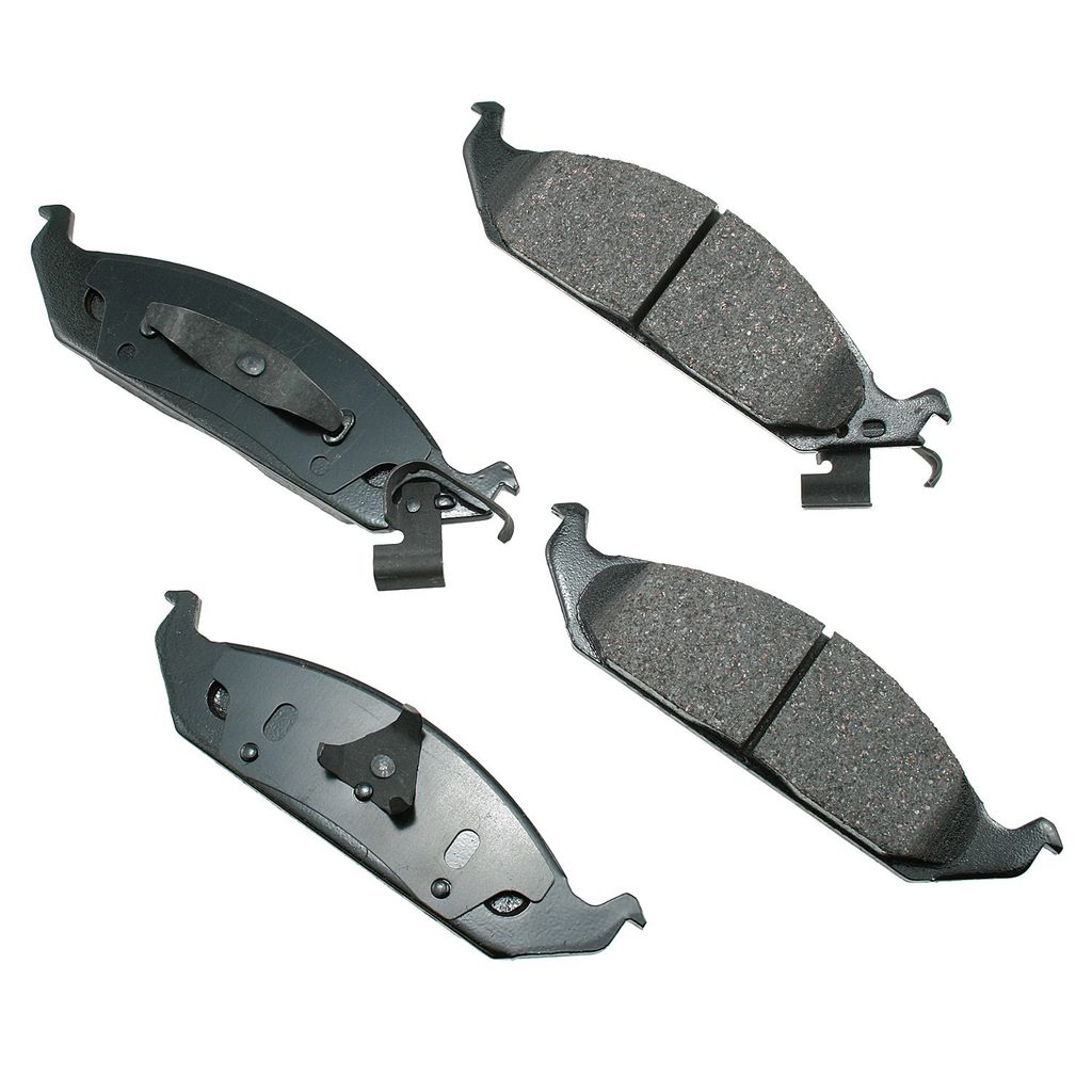 Akebono ACT650 - ProACT Ultra Premium Ceramic Disc Brake Pad Set, 2-Wheel Set