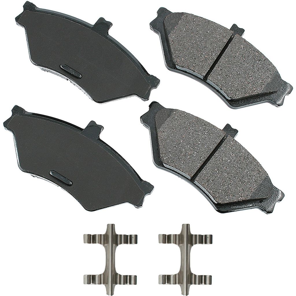 Akebono ACT659 - ProACT Ultra Premium Ceramic Disc Brake Pad Set, 2-Wheel Set