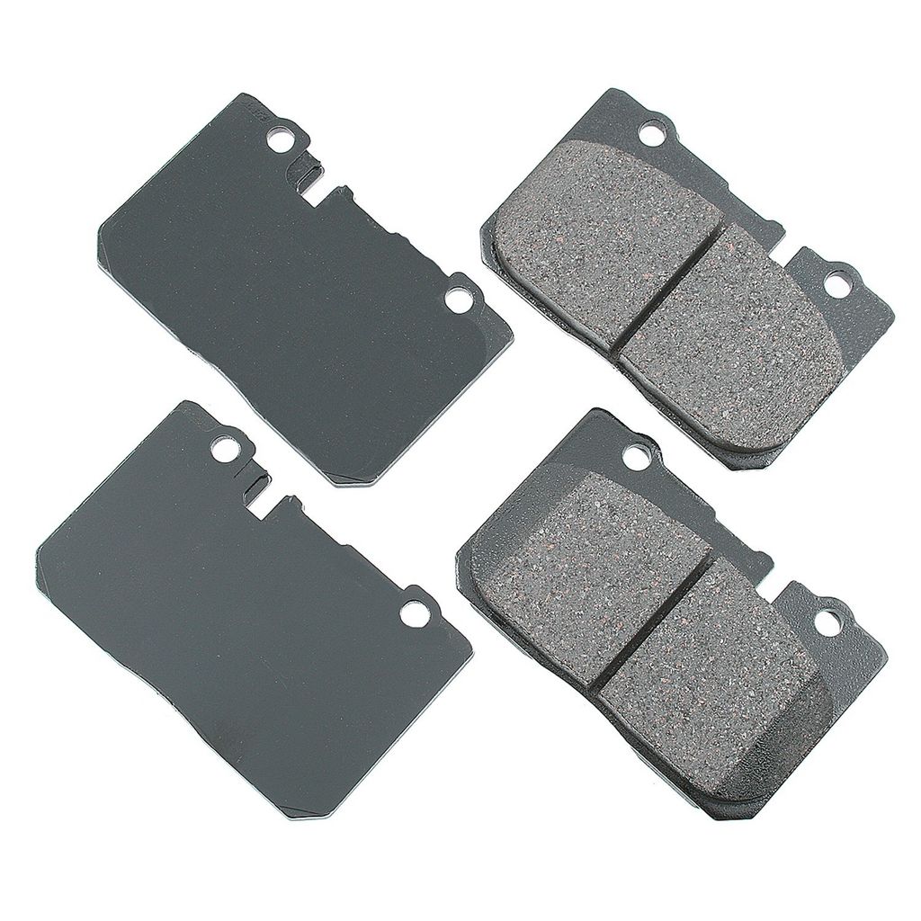 Akebono ACT665 - ProACT Ultra Premium Ceramic Disc Brake Pad Set, 2-Wheel Set