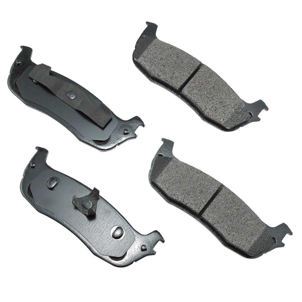 Akebono ACT711 - ProACT Ultra Premium Ceramic Disc Brake Pad Set, 2-Wheel Set