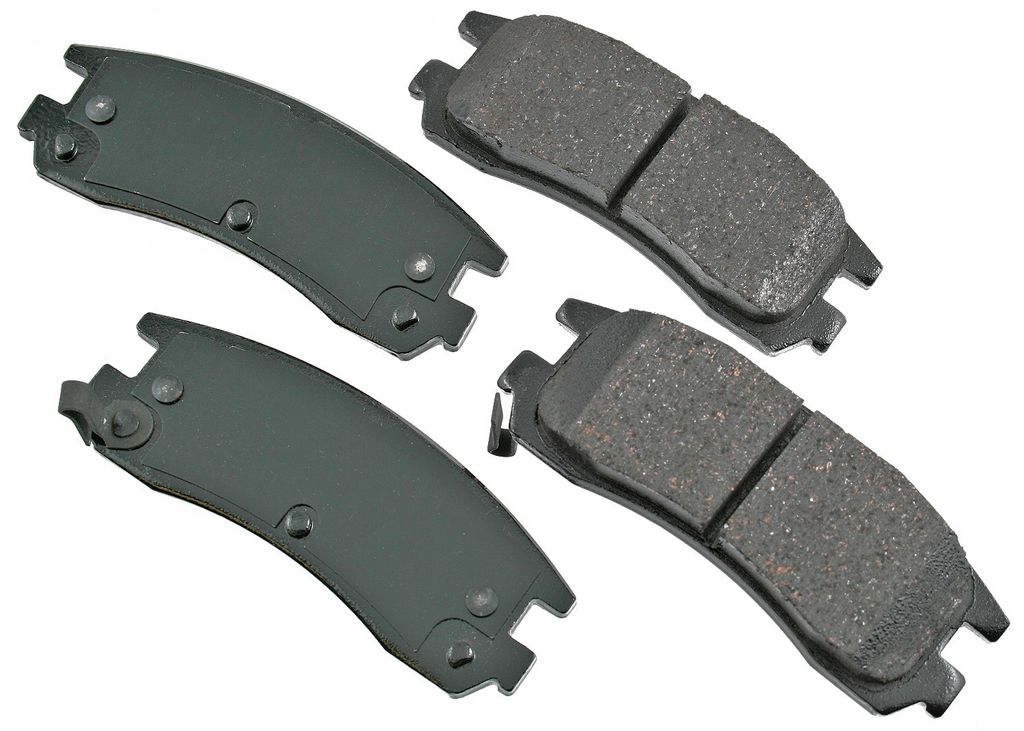 Akebono ACT714 - ProACT Ultra Premium Ceramic Disc Brake Pad Set, 2-Wheel Set