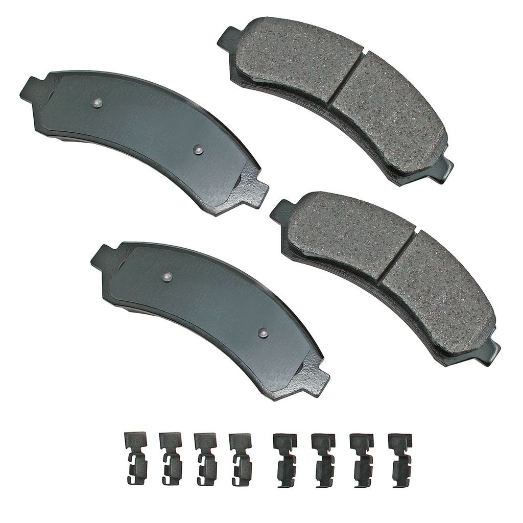 Akebono ACT726 - ProACT Ultra Premium Ceramic Disc Brake Pad Set, 2-Wheel Set