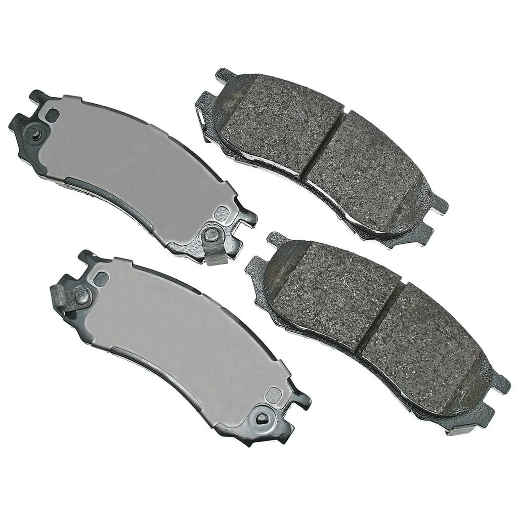 Akebono ACT728 - ProACT Ultra Premium Ceramic Disc Brake Pad Set, 2-Wheel Set