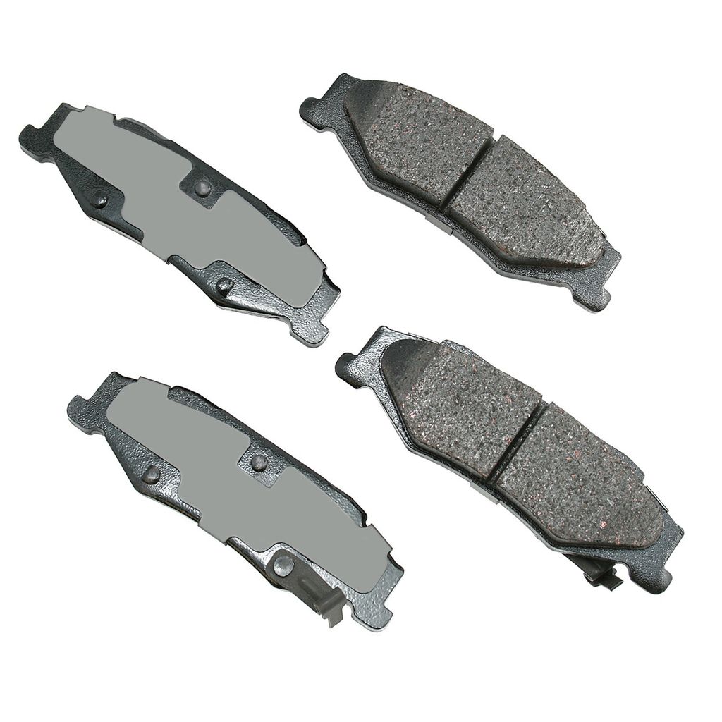 Akebono ACT732 - ProACT Ultra Premium Ceramic Disc Brake Pad Set, 2-Wheel Set