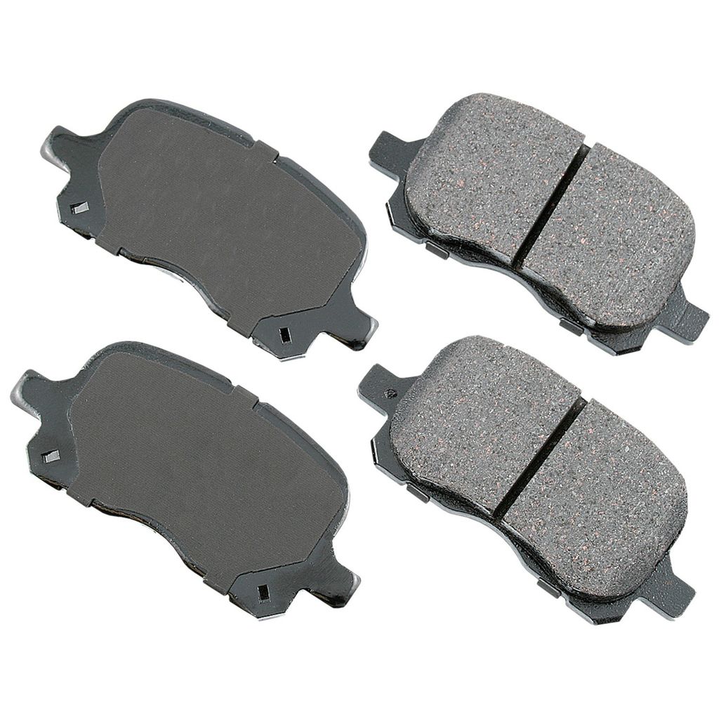 Akebono ACT741 - ProACT Ultra Premium Ceramic Disc Brake Pad Set, 2-Wheel Set
