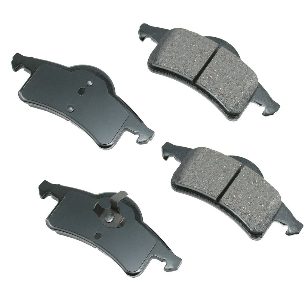 Akebono ACT791 - ProACT Ultra Premium Ceramic Disc Brake Pad Set, 2-Wheel Set