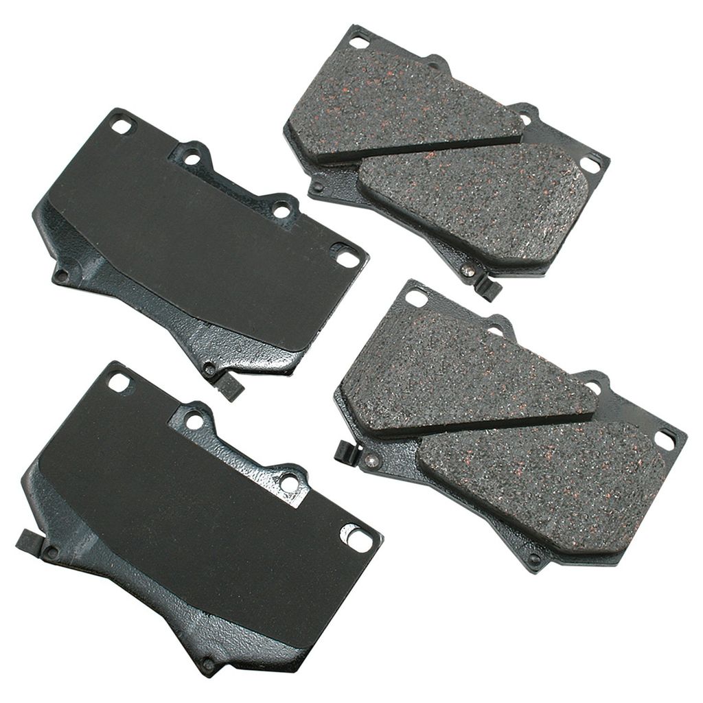 Akebono ACT812 - ProACT Ultra Premium Ceramic Disc Brake Pad Set, 2-Wheel Set