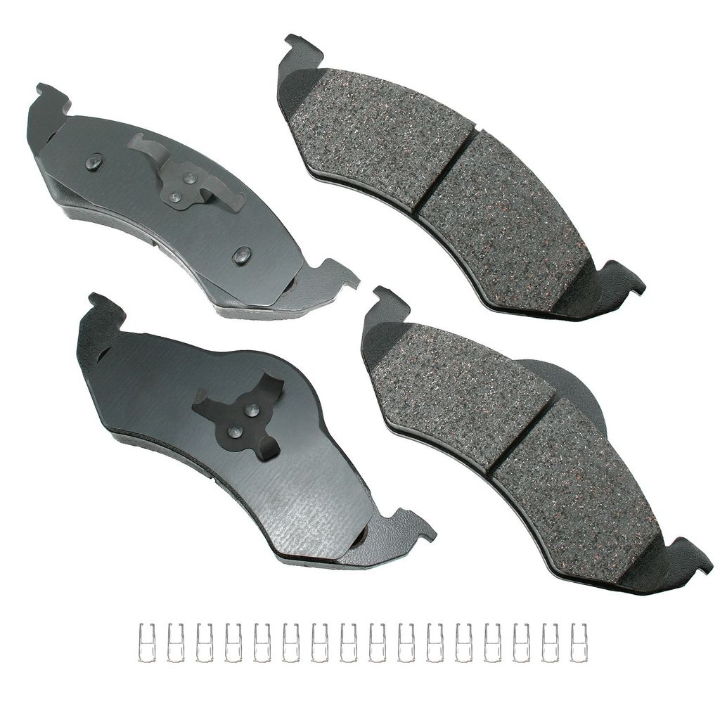 Akebono ACT820 - ProACT Ultra Premium Ceramic Disc Brake Pad Set, 2-Wheel Set