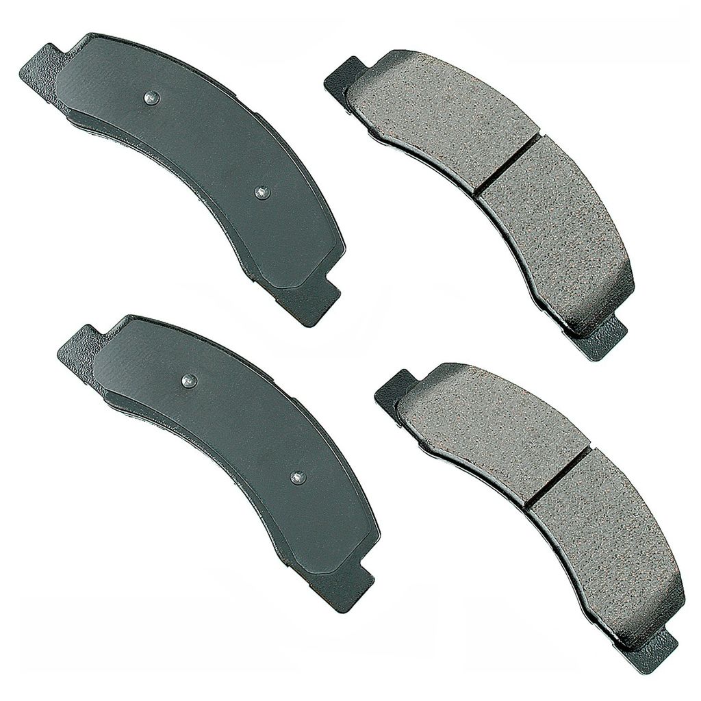 Akebono ACT824 - ProACT Ultra Premium Ceramic Disc Brake Pad Set, 2-Wheel Set