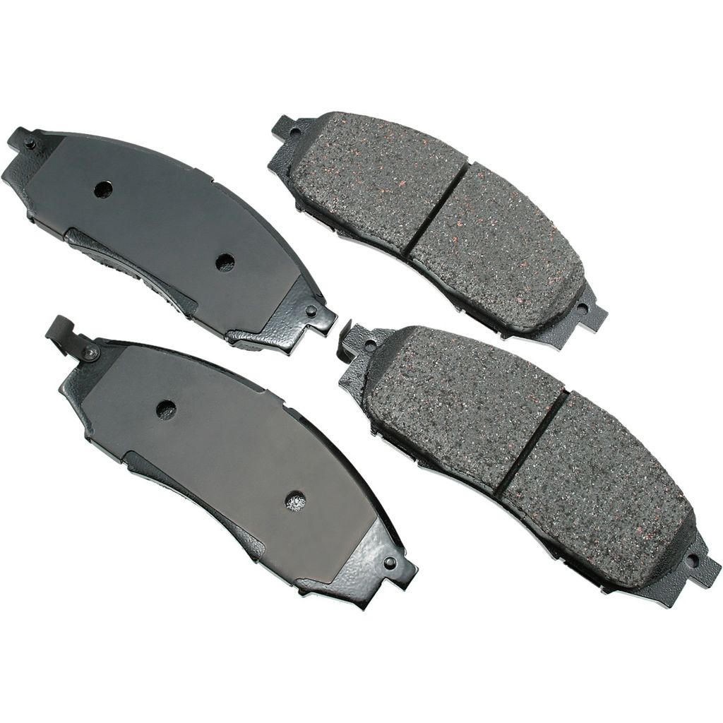 Akebono ACT830 - ProACT Ultra Premium Ceramic Disc Brake Pad Set, 2-Wheel Set